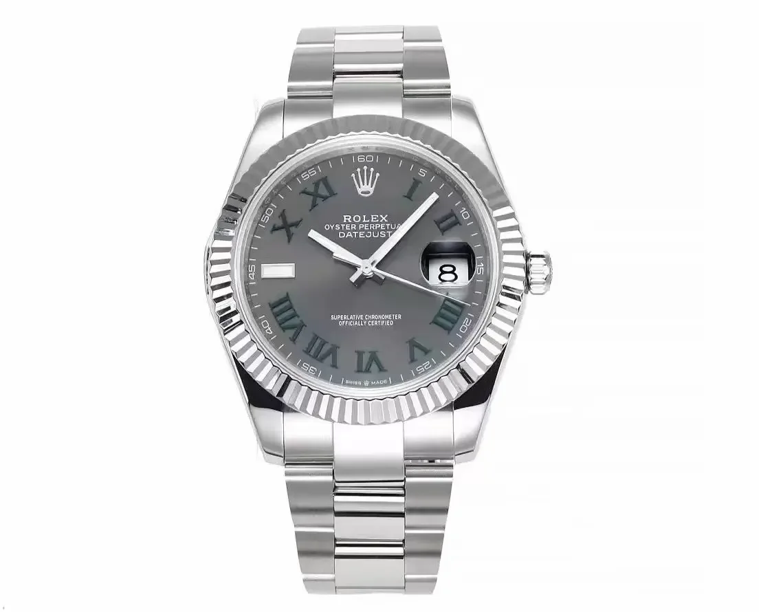 Rolex Datejust 41mm - Silver Stainless Steel with Grey Dial