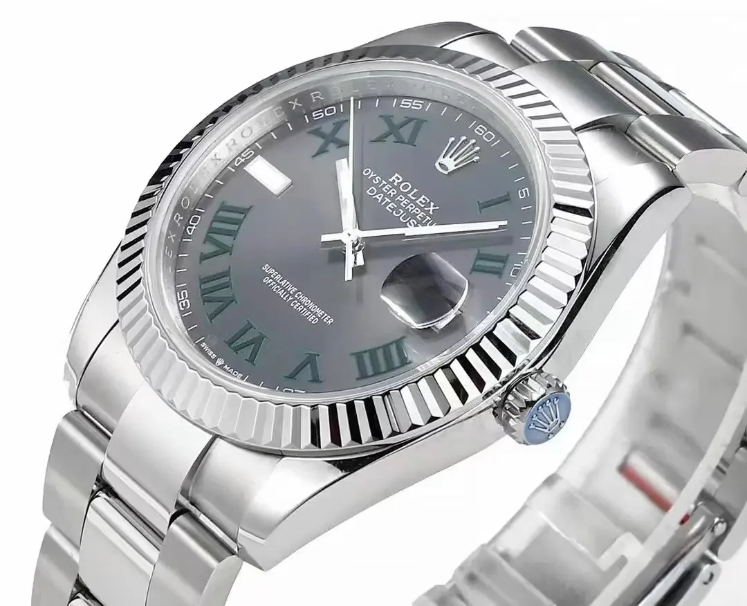 Rolex Datejust 41mm - Silver Stainless Steel with Grey Dial