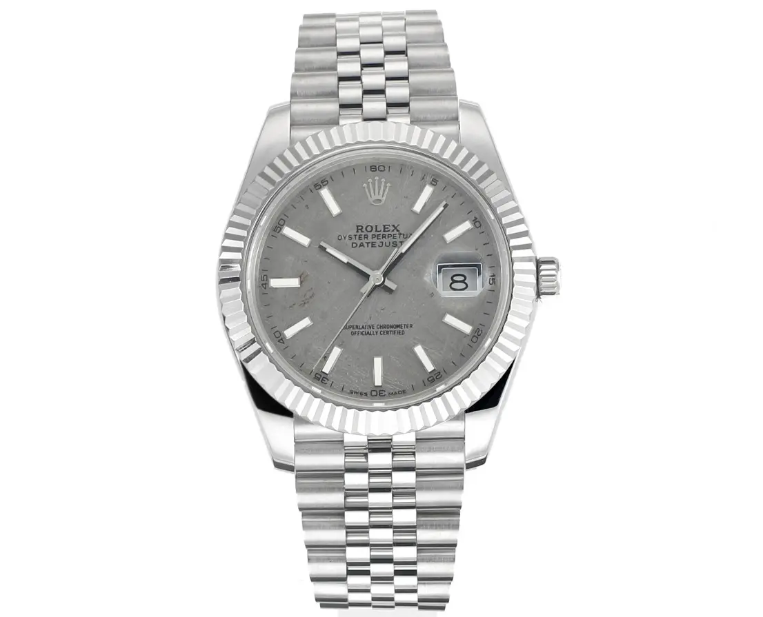 Rolex Datejust 41mm Meteorite Dial Stainless Steel Watch - Silver  Edition