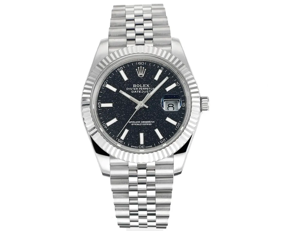 Rolex Datejust 41mm Watch - Gold Sandstone Dial, Stainless Steel Jubilee Bracelet