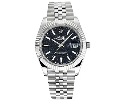 Rolex Datejust 41mm Watch - Gold Sandstone Dial, Stainless Steel Jubilee Bracelet