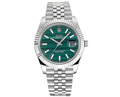 Rolex Datejust 41 Custom Malachite Dial Green Watch - F8 Exclusive Series Super Clone Rolex Collection