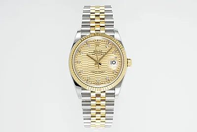 VS Factory Rolex Datejust 36mm Two-Tone Yellow Gold and Stainless Steel Jubilee Bracelet Watch
