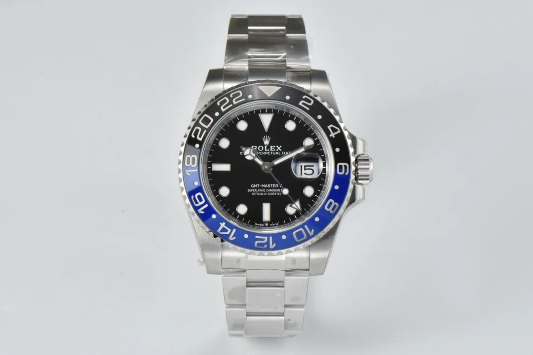 VS Factory Super Clone Rolex GMT-Master II Batman 126710BLNR Black Dial Blue Black Ceramic Bezel Stainless Steel