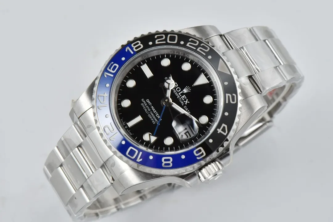 VS Factory Super Clone Rolex GMT-Master II Batman 126710BLNR Black Dial Blue Black Ceramic Bezel Stainless Steel
