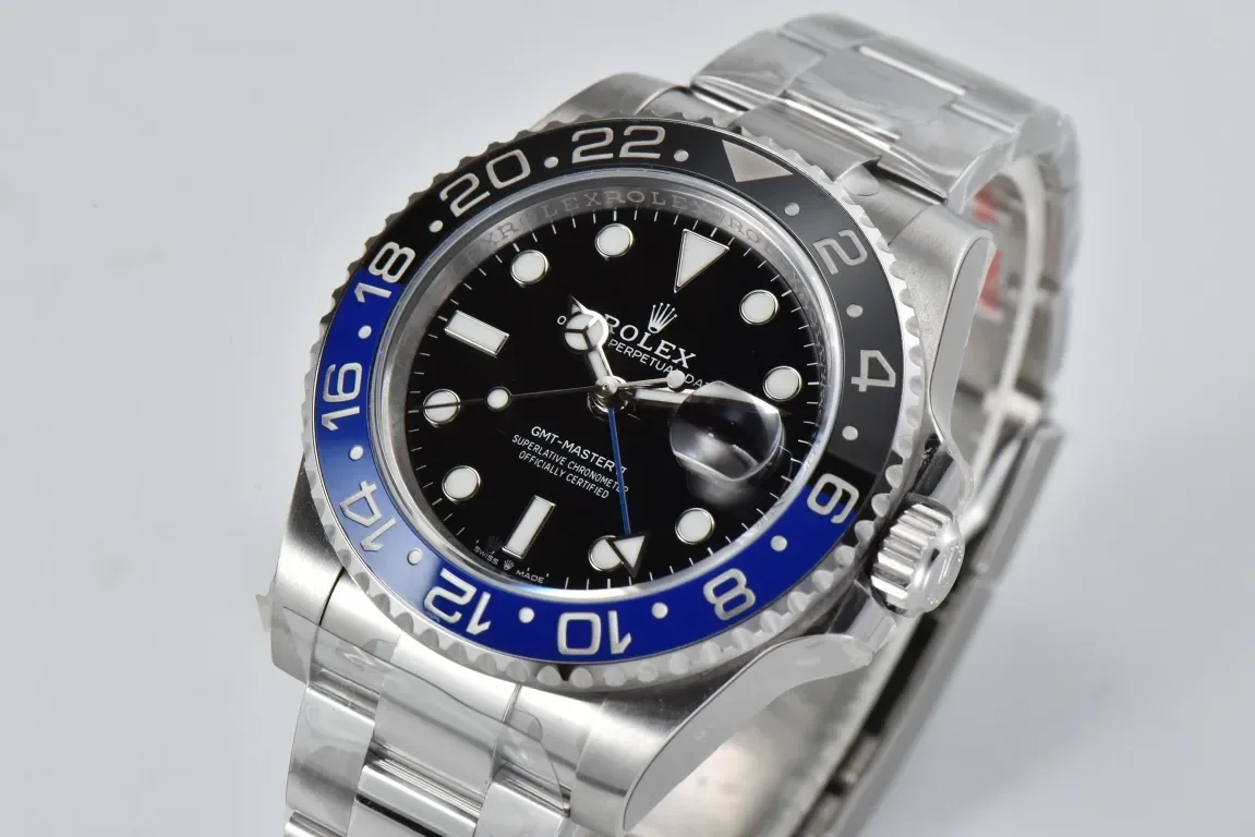 VS Factory Super Clone Rolex GMT-Master II Batman 126710BLNR Black Dial Blue Black Ceramic Bezel Stainless Steel