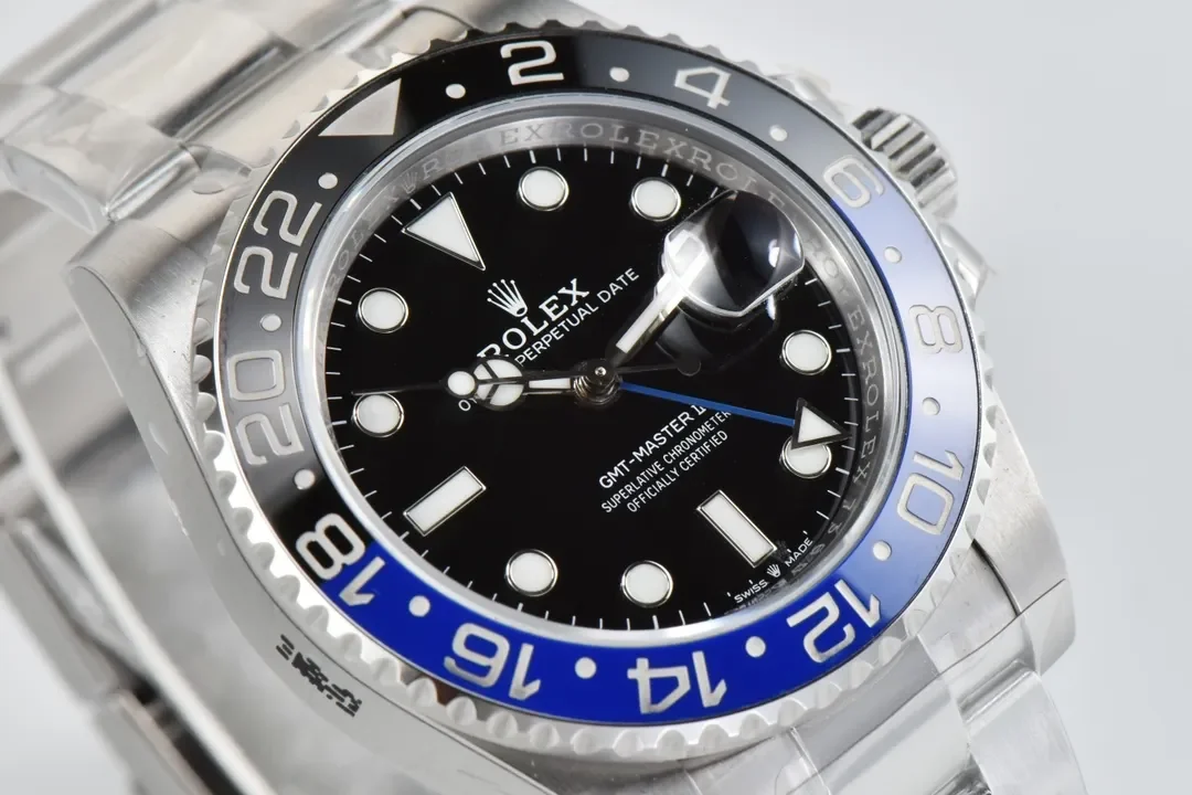 VS Factory Super Clone Rolex GMT-Master II Batman 126710BLNR Black Dial Blue Black Ceramic Bezel Stainless Steel