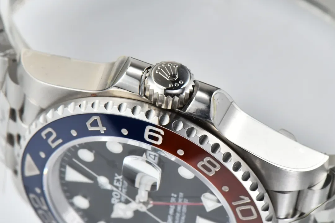 VS Factory Super Clone Rolex GMT-Master II Pepsi 126710BLRO Black Dial Red Blue Ceramic Bezel Stainless Steel Ju
