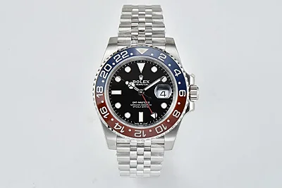 VS Factory Super Clone Rolex GMT-Master II Pepsi 126710BLRO Black Dial Red Blue Ceramic Bezel Stainless Steel Ju