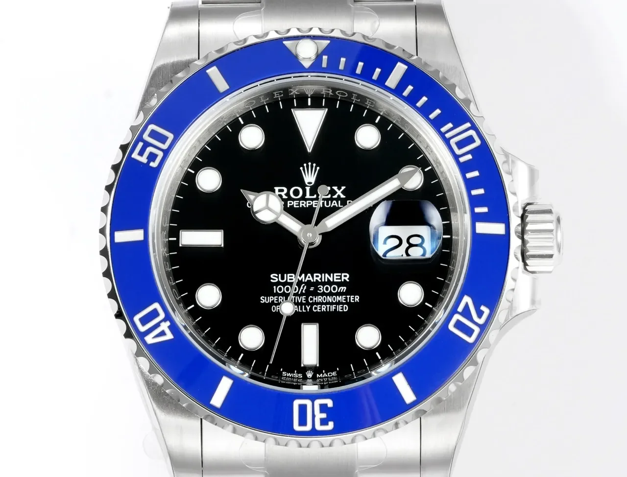 VS Factory Rolex 41mm Submariner Men's Luxury Watch - Black Dial with Blue Ceramic Bezel