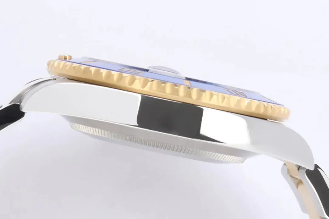 VS Factory Rolex Submariner 40mm Date Two-Tone Steel and Yellow Gold Blue Dial and Bezel Watch