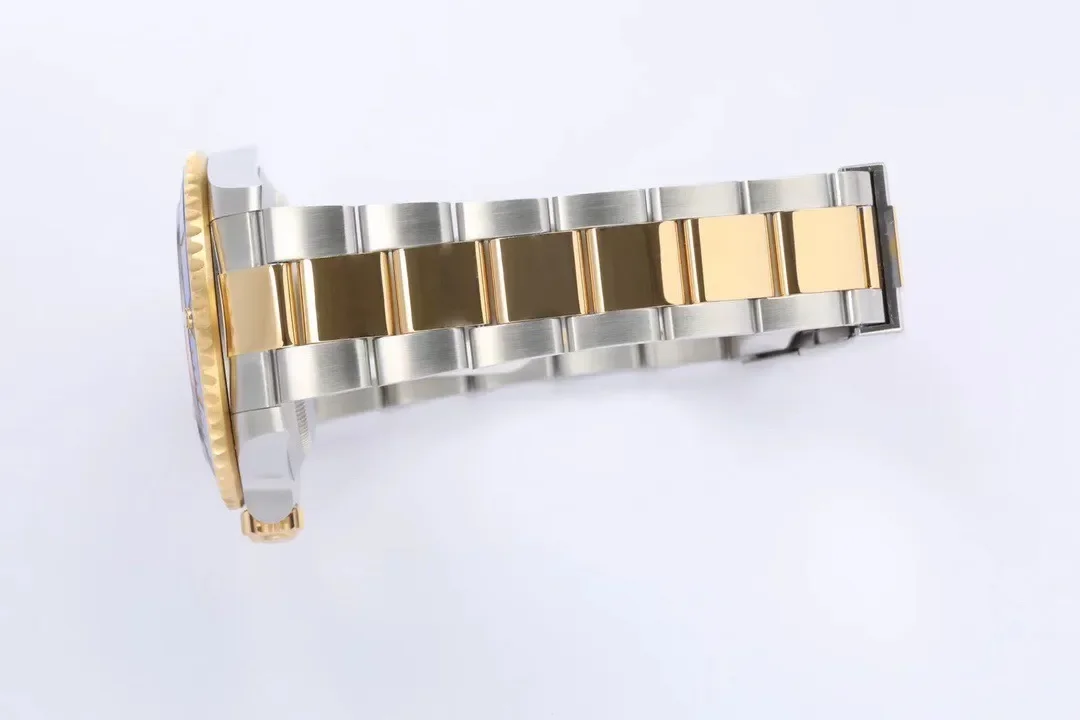 VS Factory Rolex Submariner 40mm Date Two-Tone Steel and Yellow Gold Blue Dial and Bezel Watch