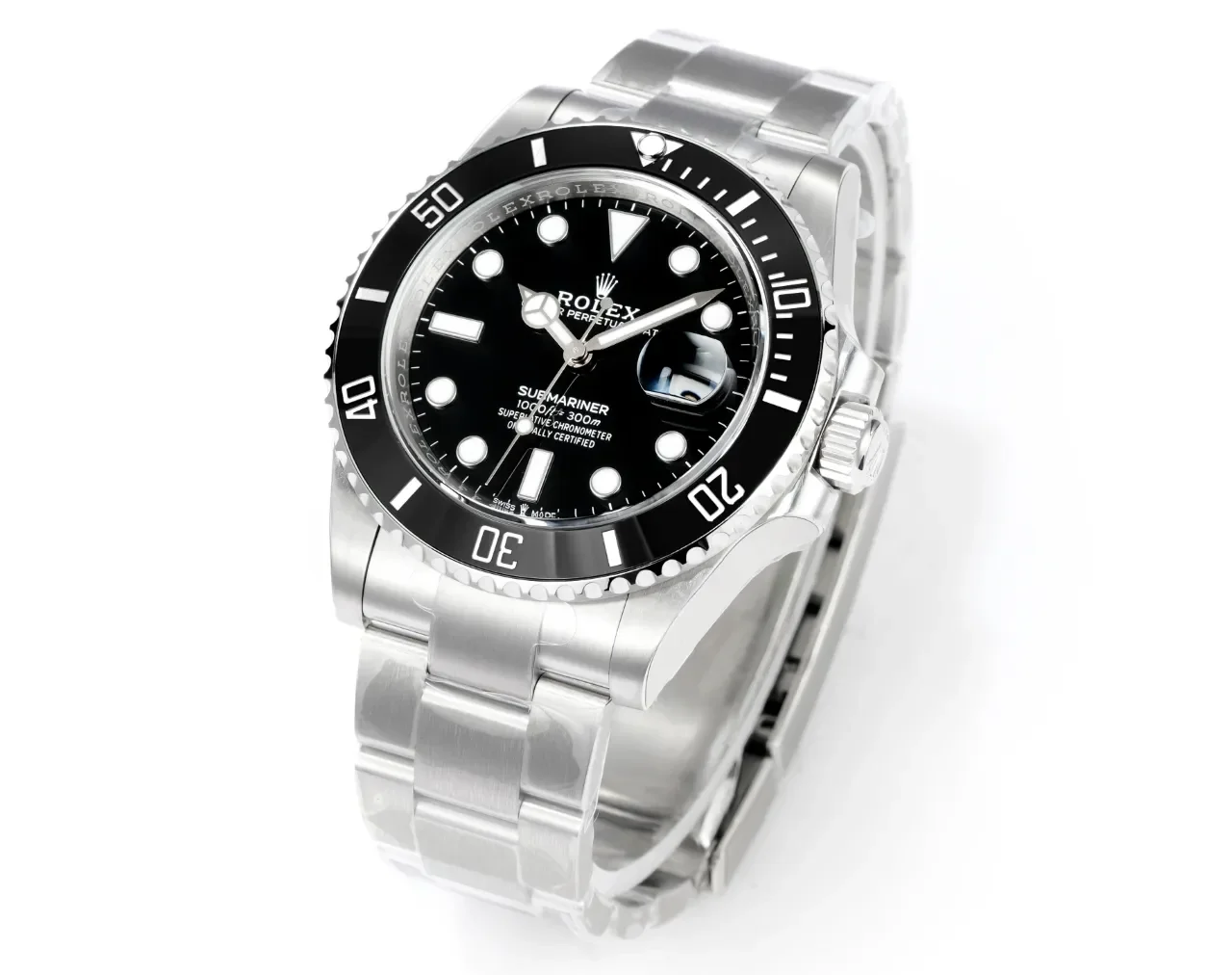 VS Factory Rolex Submariner 41mm Black Dial Stainless Steel Automatic Men's Dive Watch