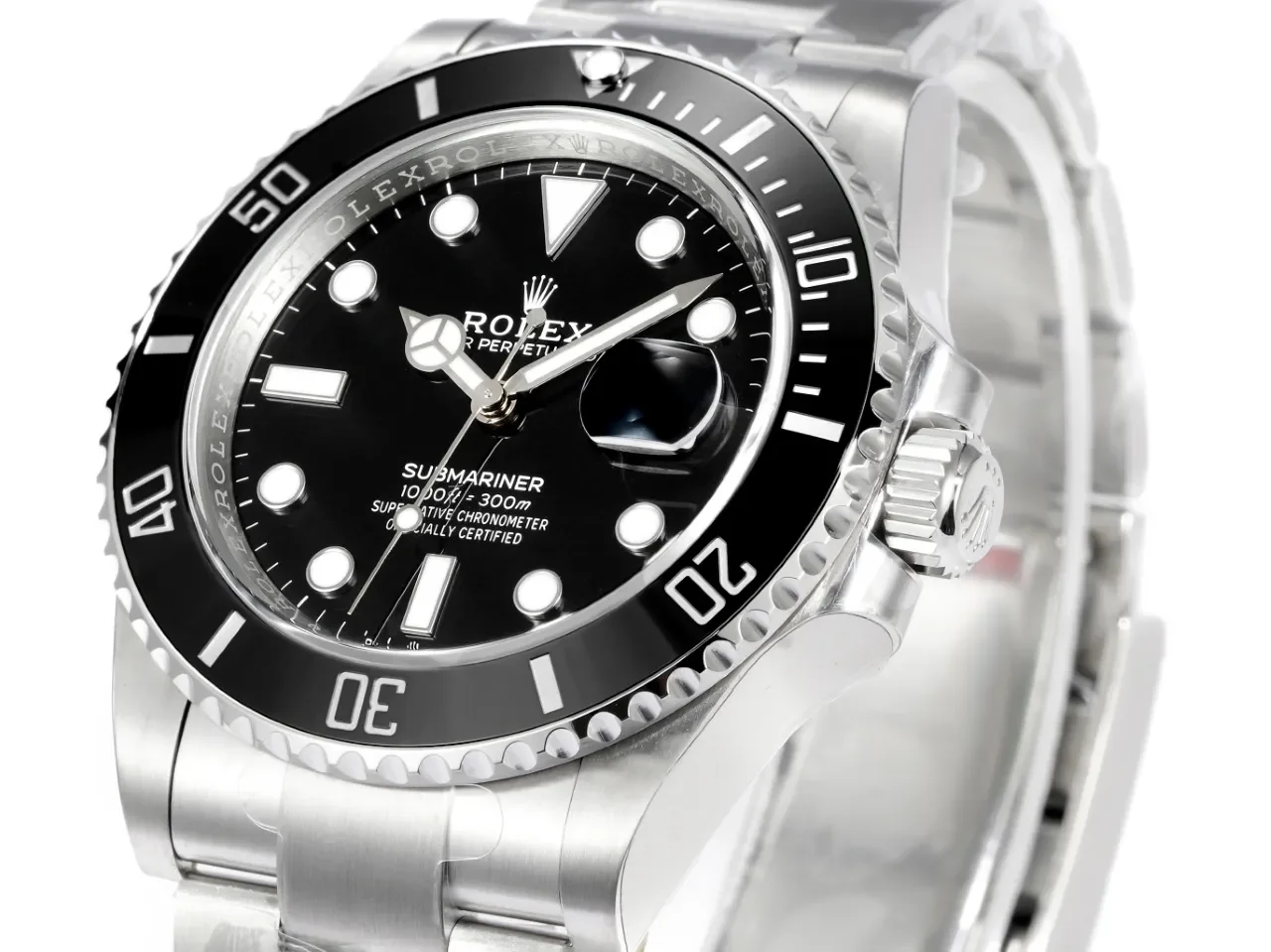 VS Factory Rolex Submariner 41mm Black Dial Stainless Steel Automatic Men's Dive Watch