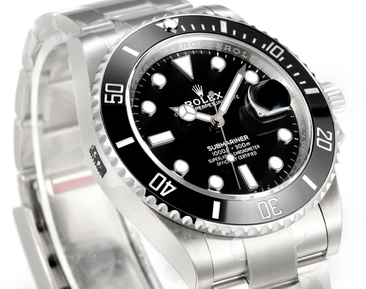 VS Factory Rolex Submariner 41mm Black Dial Stainless Steel Automatic Men's Dive Watch