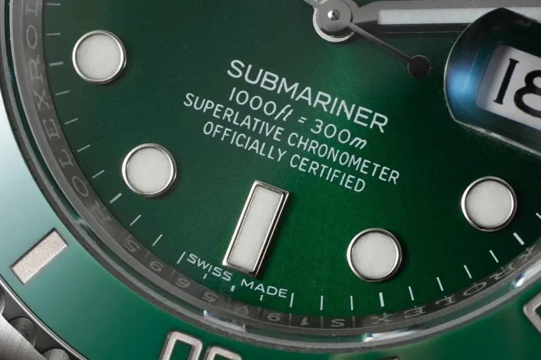 VS Factory Rolex Submariner 40mm Date Hulk Green Ceramic Bezel Stainless Steel Oyster Bracelet Watch