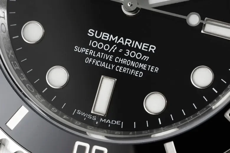 VS Factory Rolex Submariner 41mm No Date Black Dial Stainless Steel Automatic Dive Watch 114060