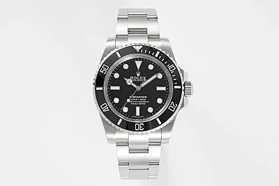 VS Factory Rolex Submariner 41mm No Date Black Dial Stainless Steel Automatic Dive Watch 114060