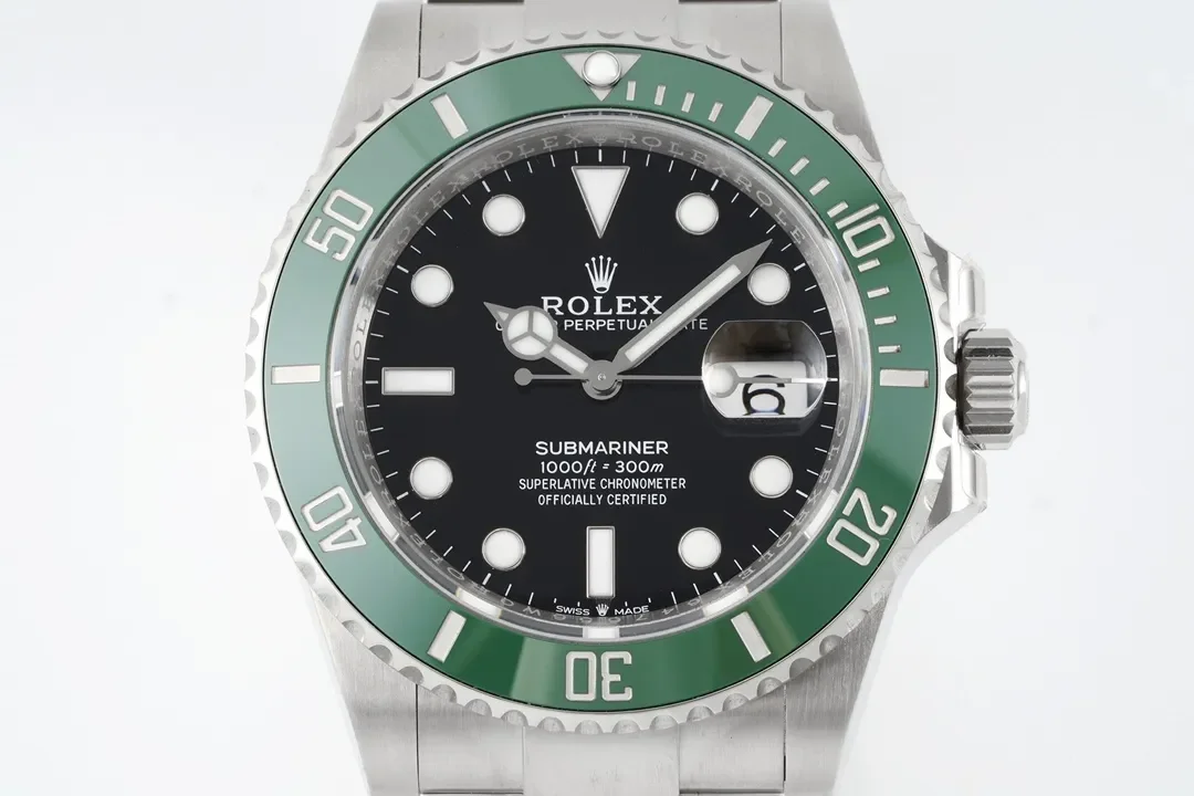 AR Factory Rolex Submariner Hulk Green Ceramic Bezel Black Dial Stainless Steel Automatic Watch