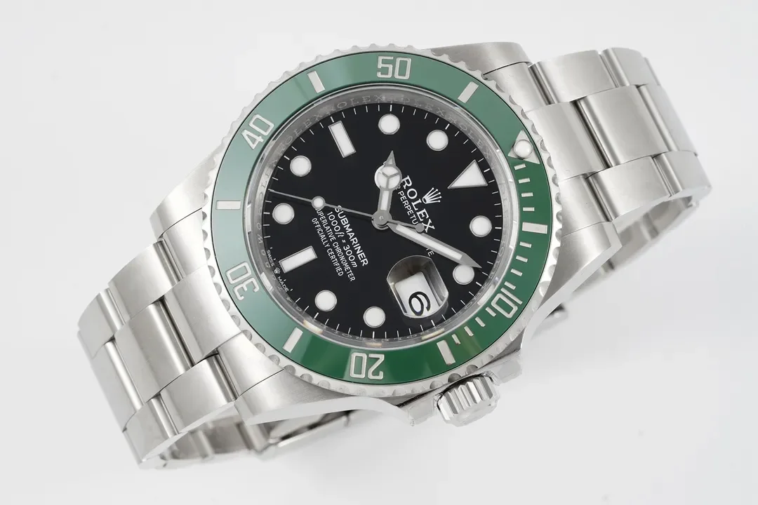 AR Factory Rolex Submariner Hulk Green Ceramic Bezel Black Dial Stainless Steel Automatic Watch