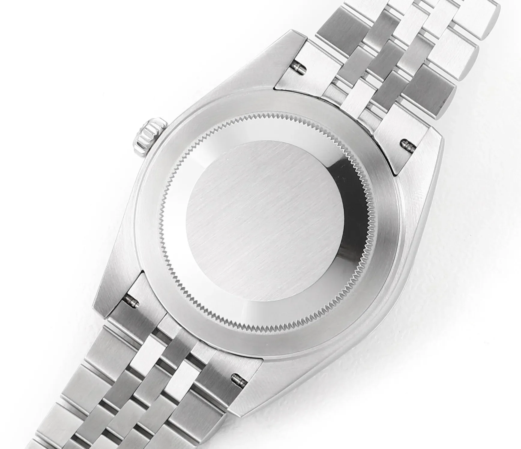 AR Factory Rolex Datejust 41mm Rhodium Grey Dial Fluted Bezel Roman Numerals Jubilee Bracelet Stainless Steel Men's Watch