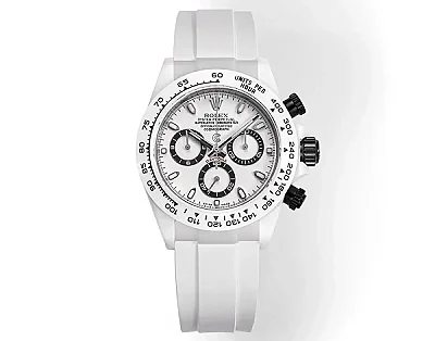 Rolex Daytona x Picasso Limited Edition White Ceramic Daytona Watch - Charles the Great Design by VSF Watches Collection