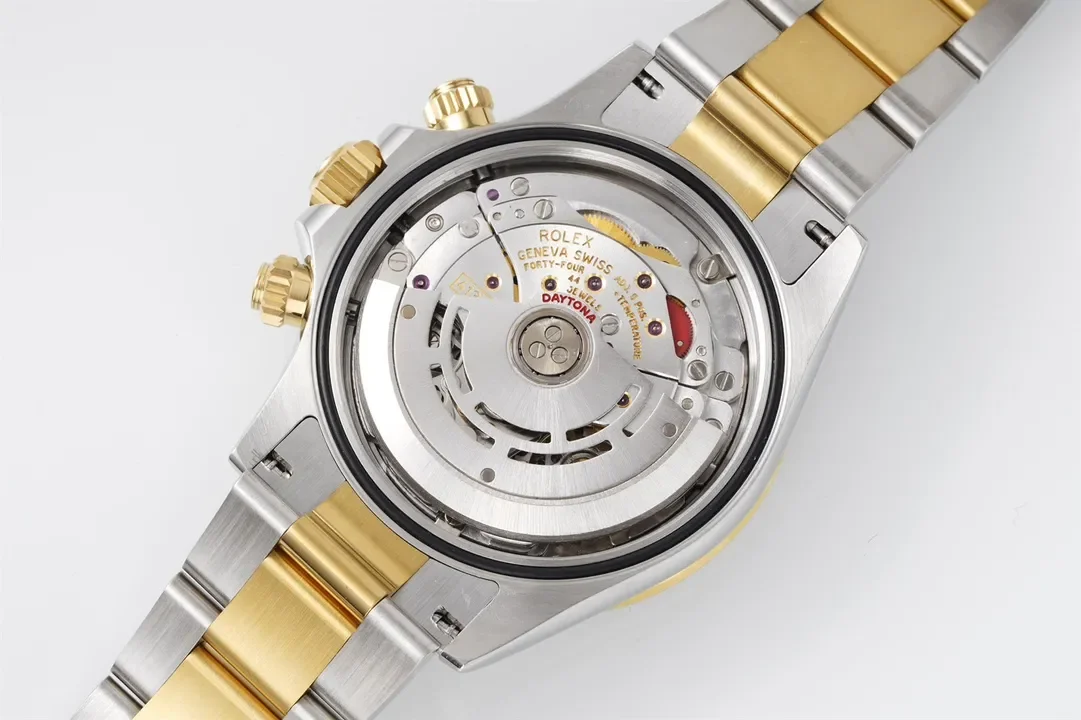 VS Factory Rolex Cosmograph Daytona White Dial Two-Tone Steel and Yellow Gold Chronograph Watch