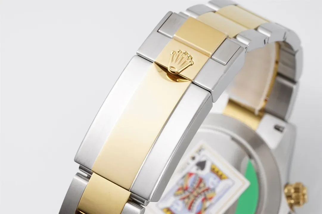 VS Factory Rolex Cosmograph Daytona White Dial Two-Tone Steel and Yellow Gold Chronograph Watch