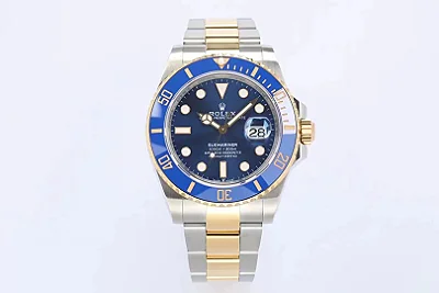 AR Factory Rolex Submariner Date Blue Dial Ceramic Bezel Two-Tone Stainless Steel Watch