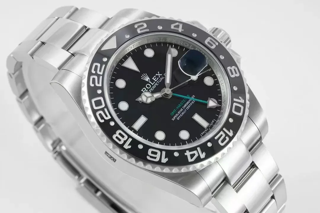 AR Factory Rolex GMT-Master II Batman 40mm Black Dial Black/White Ceramic Bezel Stainless Steel Oyst
