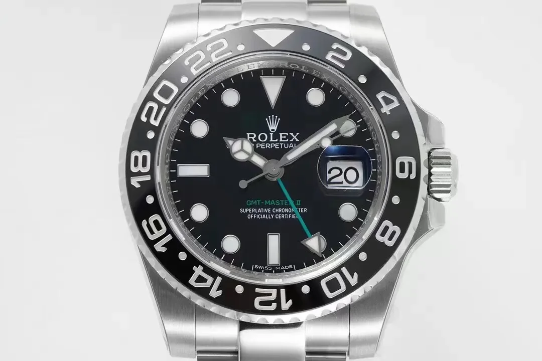 AR Factory Rolex GMT-Master II Batman 40mm Black Dial Black/White Ceramic Bezel Stainless Steel Oyst