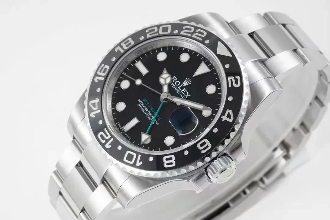 AR Factory Rolex GMT-Master II Batman 40mm Black Dial Black/White Ceramic Bezel Stainless Steel Oyst