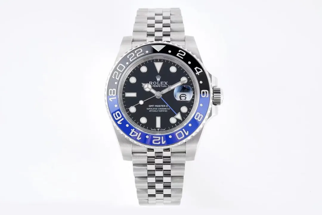 AR Factory Rolex GMT-Master II Batman 126710BLNR Stainless Steel Automatic Watch with Black Dial