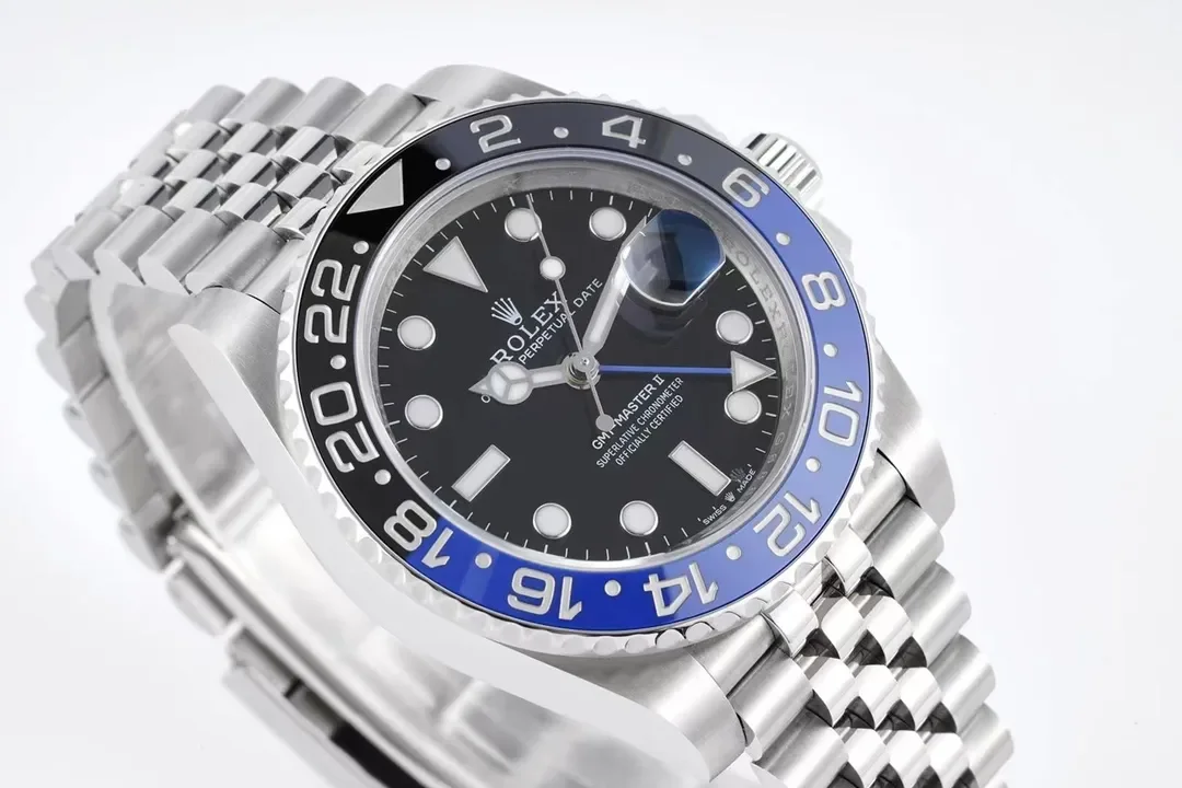 AR Factory Rolex GMT-Master II Batman 126710BLNR Stainless Steel Automatic Watch with Black Dial