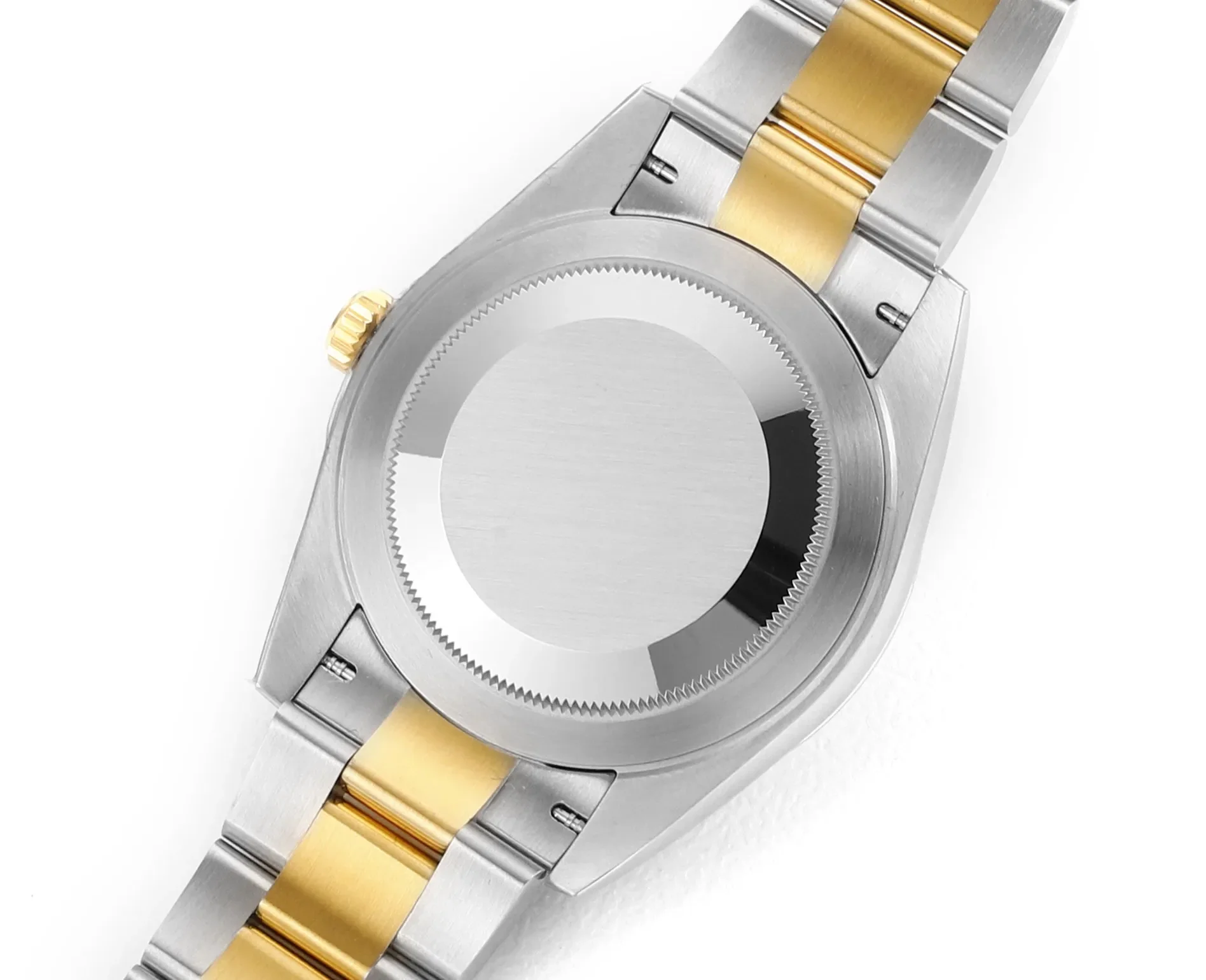 AR Factory Rolex Datejust 41mm Two-Tone Stainless Steel and Yellow Gold Fluted Bezel White Dial Automatic Men's Watch