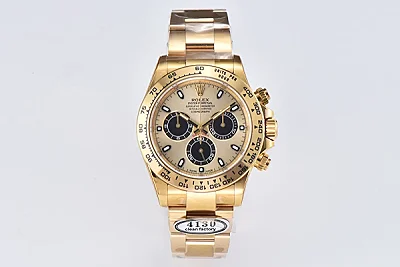 BT Factory Rolex Daytona 116518 - Gold Panda Dial Chronograph VSF Luxury Timepiece