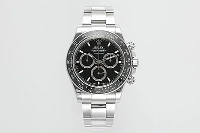 BT Factory Rolex Daytona M126500LN Perfect Edition - Silver Stainless Steel, Black Dial, VSF Watches Chronograph