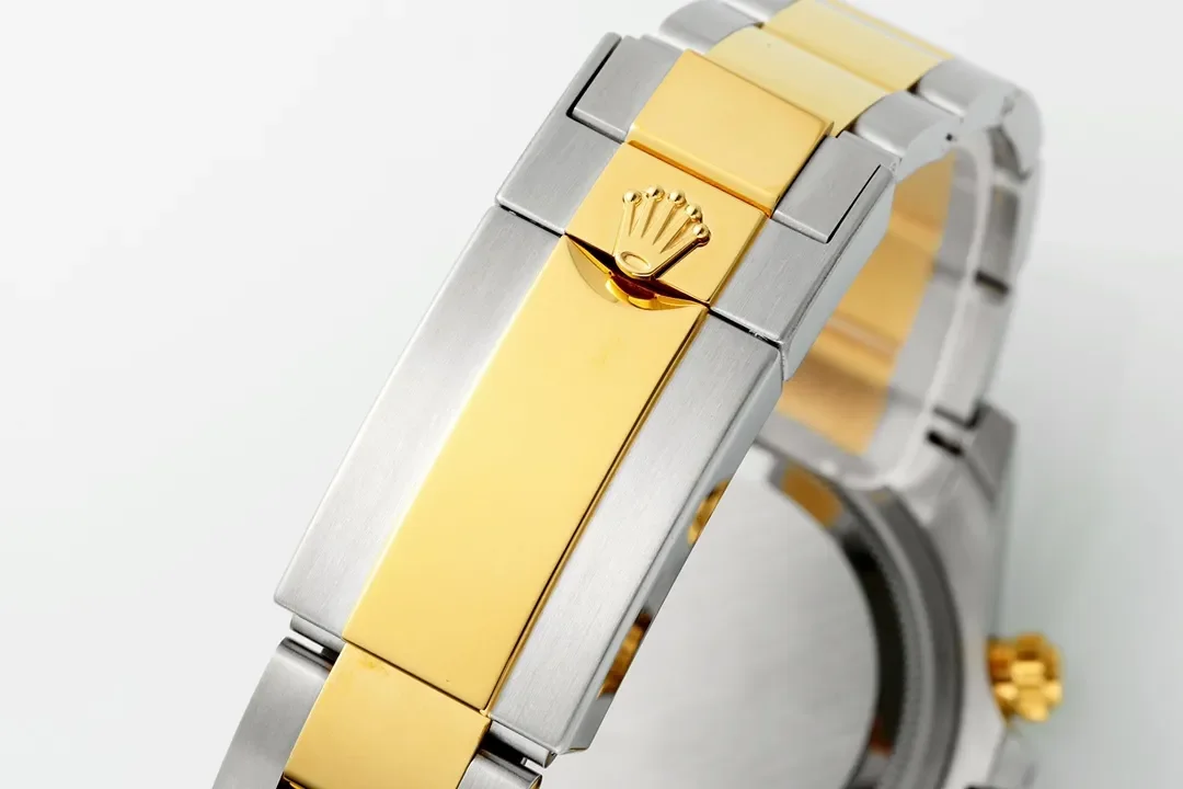 BT Factory Rolex Daytona Watch - Two-Tone Stainless Steel and Gold, Black Dial, Chronograph Style by VSF Watches Brand
