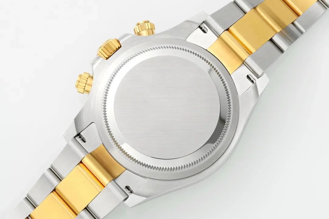 BT Factory Rolex Daytona Watch - Two-Tone Stainless Steel and Gold, Black Dial, Chronograph Style by VSF Watches Brand