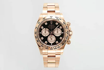 BT Factory Rolex Daytona Rose Gold Black Dial Chronograph Watch - 60th Anniversary Edition by VSF Watches Official