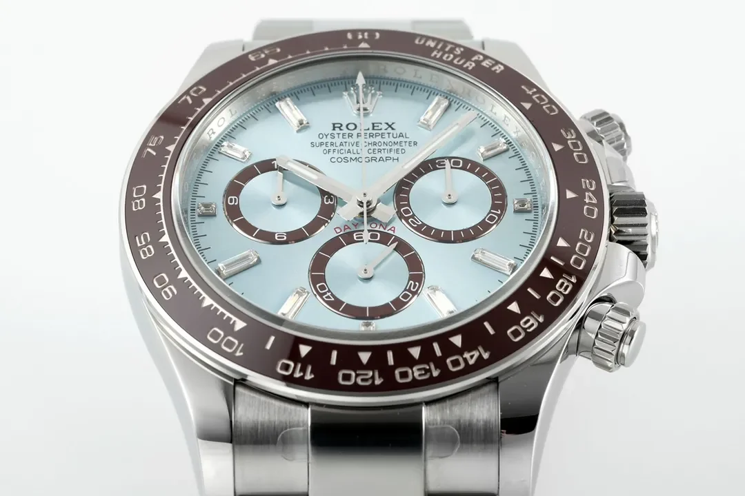 BT Factory Rolex Daytona - Silver Stainless Steel, Blue Dial, VSF Watches Premium Chronograph Collection