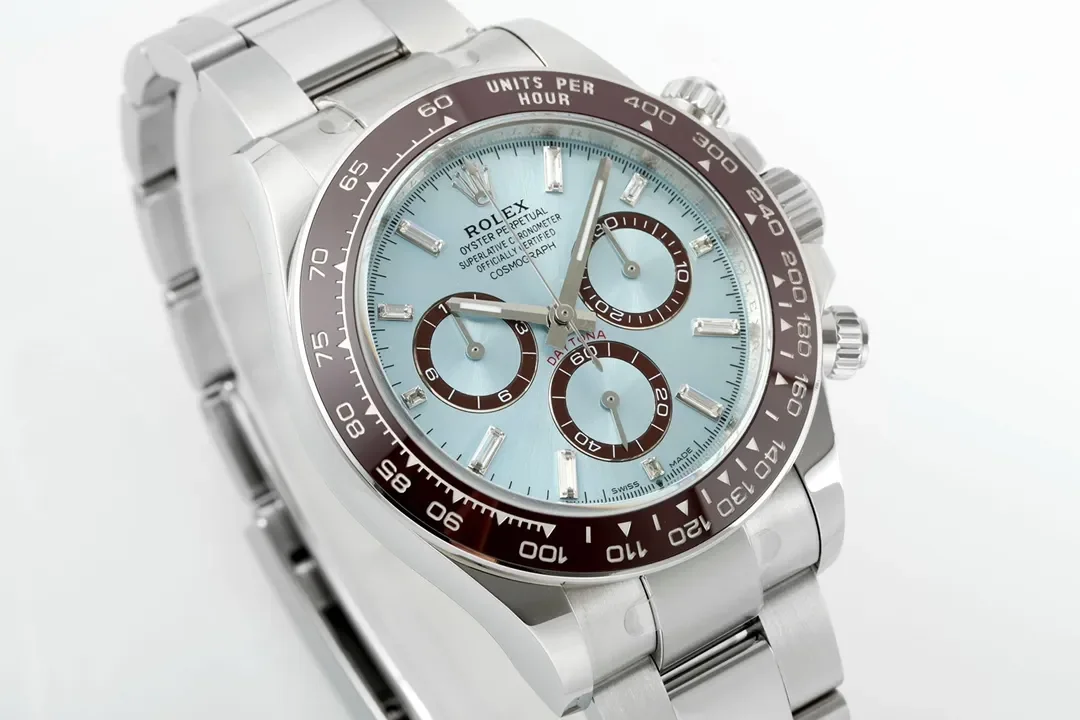 BT Factory Rolex Daytona - Silver Stainless Steel, Blue Dial, VSF Watches Premium Chronograph Collection