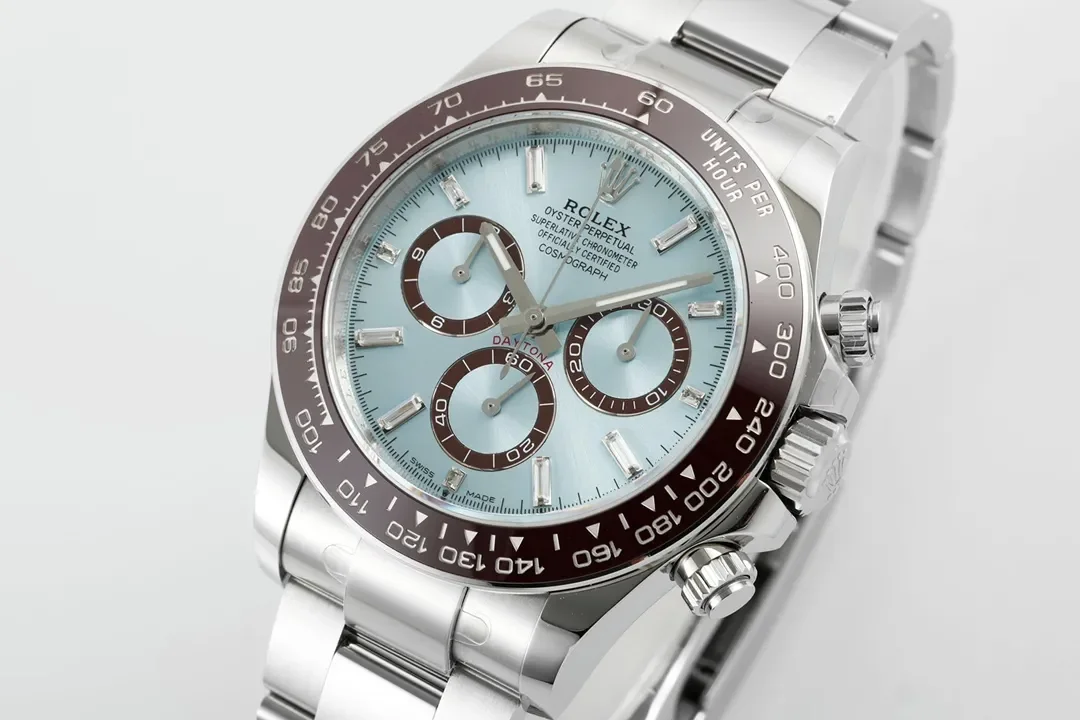 BT Factory Rolex Daytona - Silver Stainless Steel, Blue Dial, VSF Watches Premium Chronograph Collection