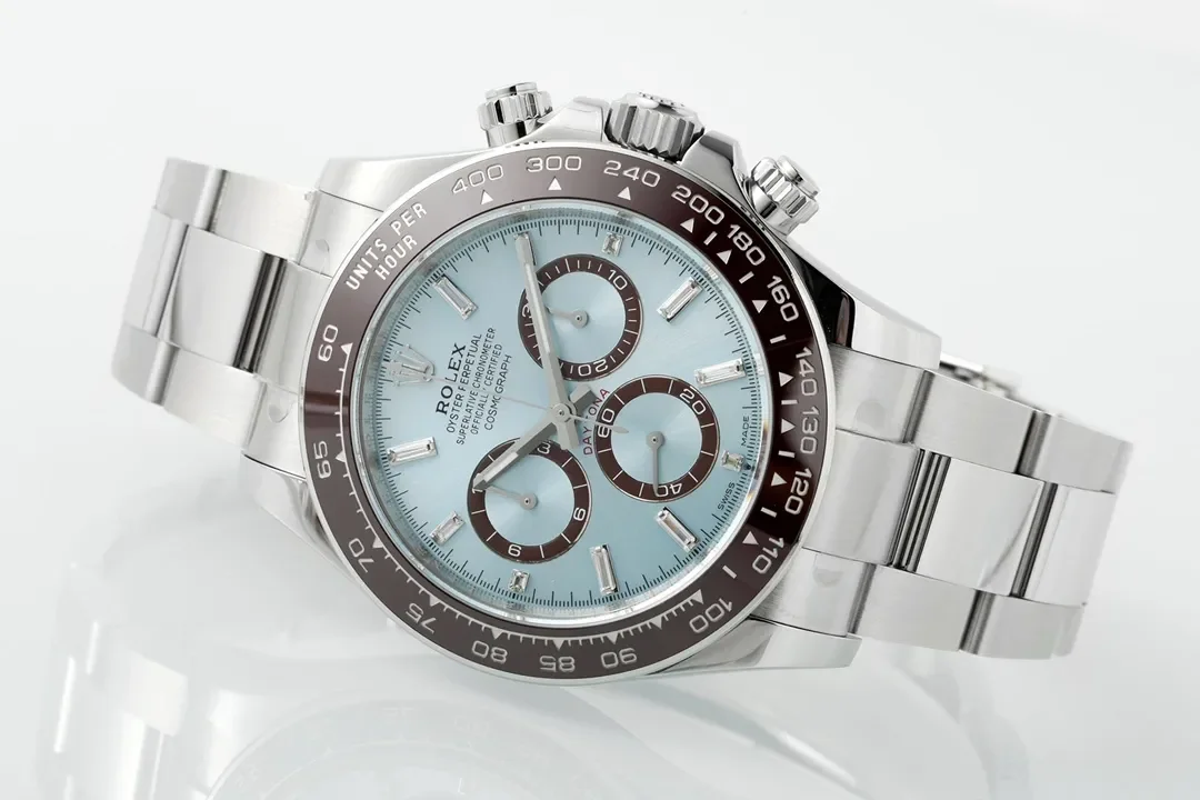 BT Factory Rolex Daytona - Silver Stainless Steel, Blue Dial, VSF Watches Premium Chronograph Collection