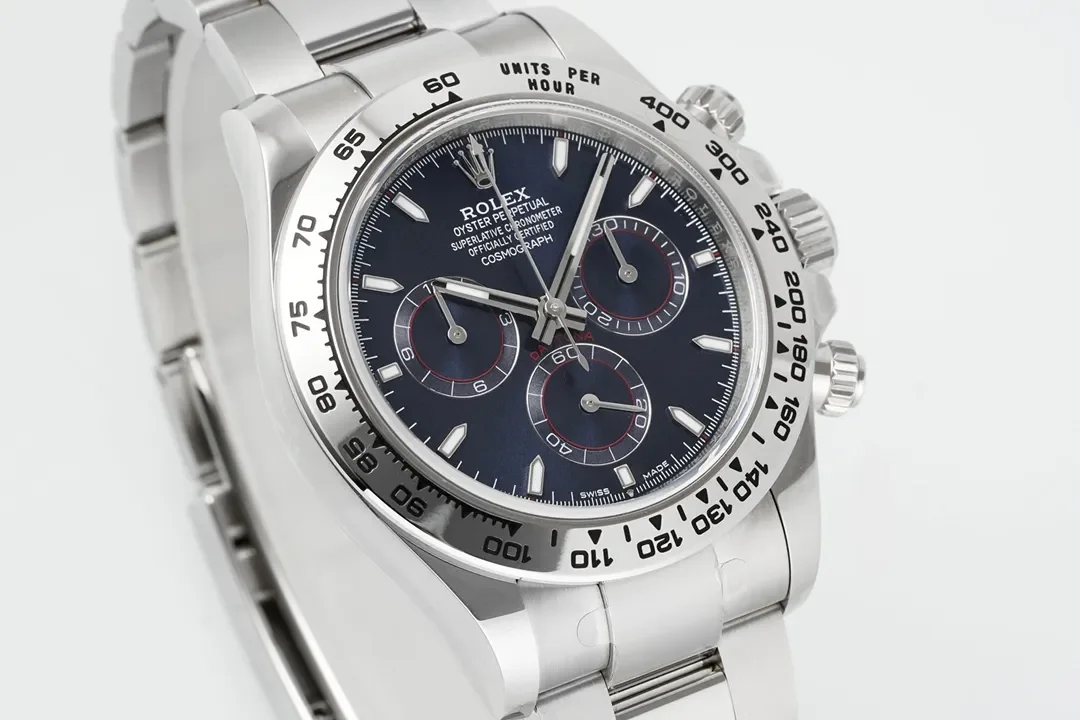 VS Factory Rolex Daytona Platinum Watch with Blue Dial - Limited Stock -Exclusive Collection