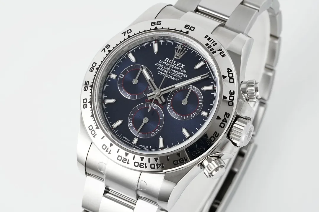 VS Factory Rolex Daytona Platinum Watch with Blue Dial - Limited Stock -Exclusive Collection