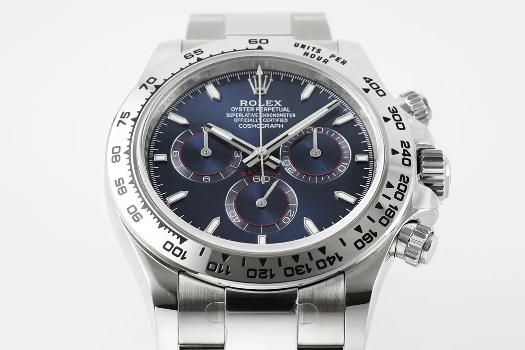 VS Factory Rolex Daytona Platinum Watch with Blue Dial - Limited Stock -Exclusive Collection