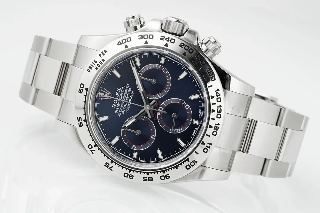 VS Factory Rolex Daytona Platinum Watch with Blue Dial - Limited Stock -Exclusive Collection