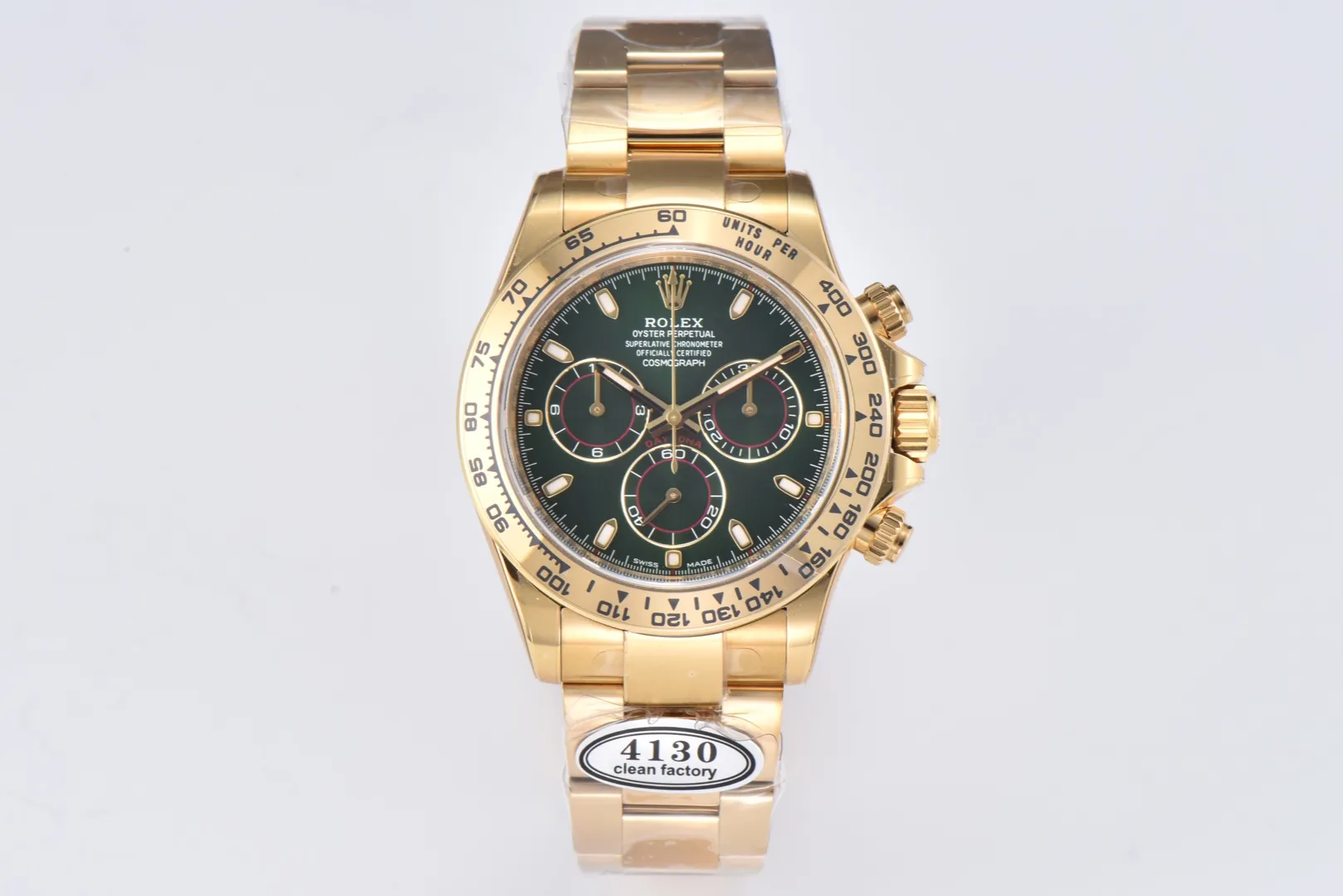 Rolex Daytona 116508 Green Gold Full Gold VSF Luxury Watch