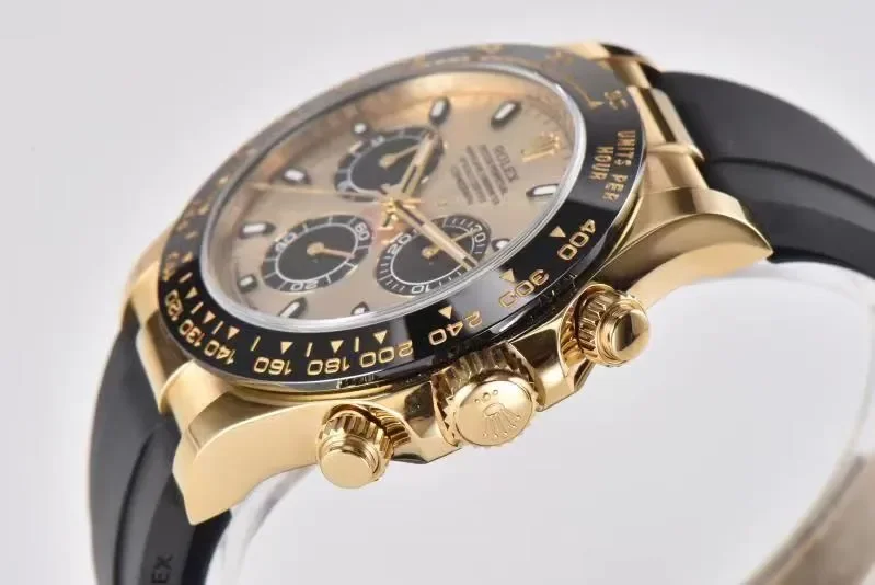 VS Factory Rolex Daytona 116518 - Gold with Rubber Strap